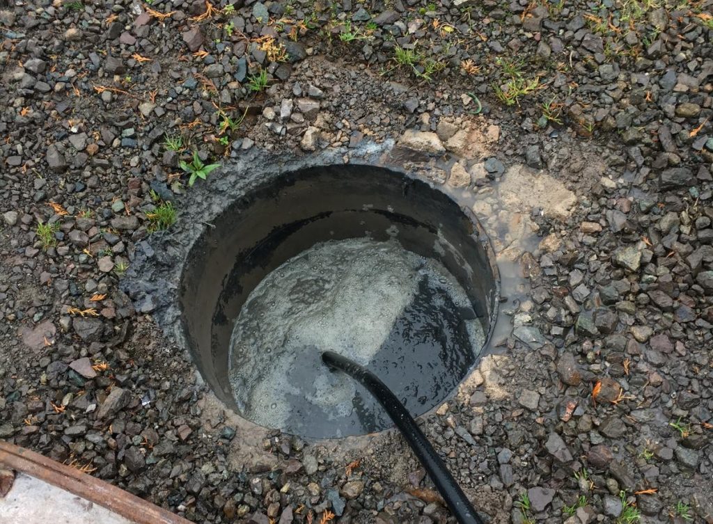 Blocked sewer